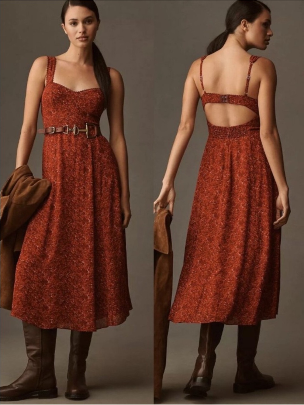 Reformation Lela Midi Dress (New with tags). Size 6